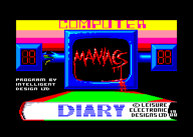 Computer Maniacs 1989 Diary 